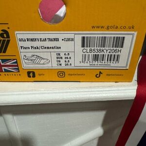 Gola Elan Trainer in Vibrant Pink and Orange